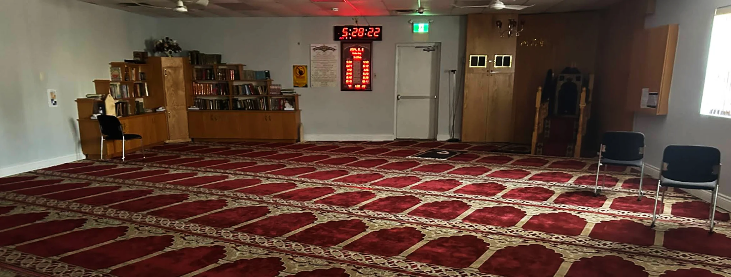 Exterior view of Umar Mosque Hamilton building